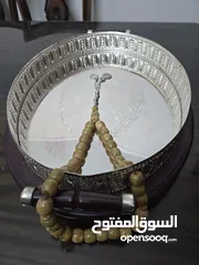  9 مسبحه فاتوران عدد 33 خرزة لون بني محروق من أجمل الألوان لون خشبي مميز