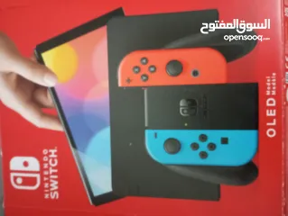  5 نينتندو سويتش OLED مستعمل 3 شهور جديدة مع ضمان مع الملحقات ( اكسسوارات) فقط ب 850 شيكل