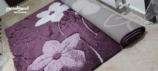  2 سجادتين نوع تركي ثقيل ثابت بالارض ولا نقره