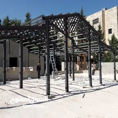 13 هنجر مطعم او كافيه او منزل)  Structural steel  للبيع .جديد ، لم يستعمل .. H ,90 kilograms ل  وزن كل