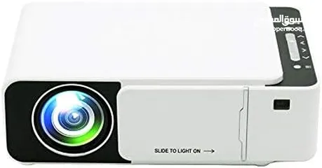  4 بروجيكتور وايفاي تي 5 مميز Projector Wifi T5 Youtube FHD Up to 120 Inch Auto Keystone
