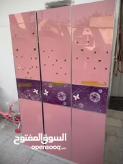  4 Pink double door cupboard