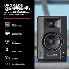  3 M-Audio Studio Monitor Speaker BX3