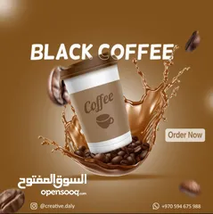  1 تصاميم سوشل ميديا حسب مشروعك وطلبيات رسم