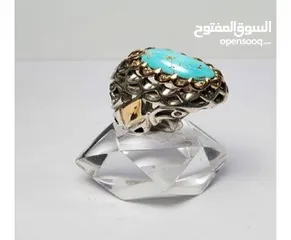  7 خاتم بحجر عقيق يماني فاخر منقوش اية