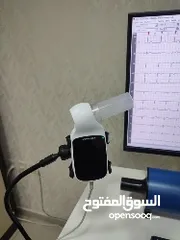  2 نظام ECG مع Spirometer