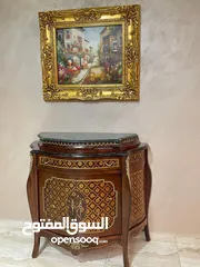  17 طقم كنب 7 مقاعد شبه جديد مع طربيزات