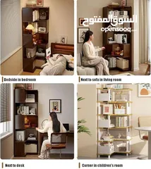  9 مكتبة شكل زاوية