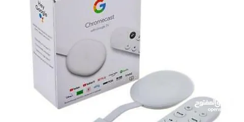  1 Chromecast with Google  4K تصميم جديد أفضل وبسعر مميز