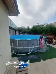  5 اكبر عرض وتحطيم للاسعار على مسبح انتكس INTEX SWIMMING Pool  بققطر 610سم وعمق رهيب 132سم