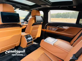  13 بي ام دبليو 750Li خليجي 2019 صبغ وكالة فل اوبشن