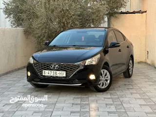  10 هونداي اكسنت ترخيص 2022 جير اتماتيك ماطور 1600 بنزين