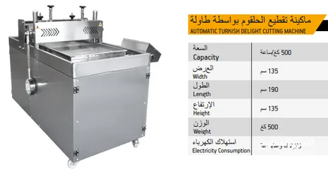  2 ماكنات مشكلة لانتاج الحلويات