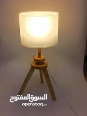  13 تيبل لامب صناعة يدوية من الخشب الطبيعي