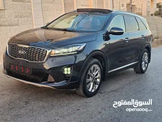 9 جيب كيا سيرانتو القصة الجديدة فل الفل مع بانوراما 4*4 موديل 2017