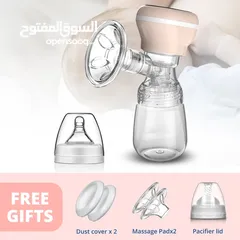  6 جهاز شفط الحليب يعمل بشحن شافطة حليب الأم الكهربائية المحمولة قابلة لإعادة الشحن شاشة LED الرضاعة