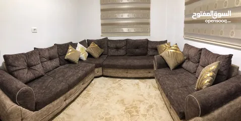  10 طقم كورنر مستعمل 9 مقاعد تفصيل