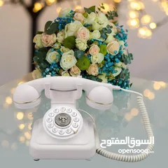  4 هاتف ارضي بشكل عصري قديم انتيكه