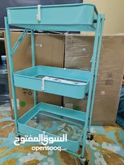  1 للبيع رفوف من 3 طبقات