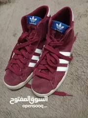  2 حذاء اديداس اصلي Adidas BASKET PROFI Original   اصلي 100 ٪  مستعمل بحالة ممتازة صنع في إندونيسيا