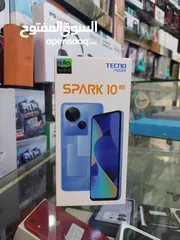  4 مستعمل ايام Spark 10 5G رام 8 جيجا 64 أغراضة والكرتونه الأصلية متوفر توصيل