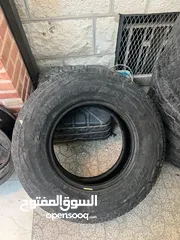  4 طقم كوشوك بريدجيستون A/T  265/70/16