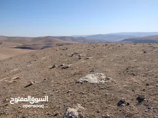  14 قطعة ارض 3دونمات ونصف فقط  مطلة ومرتفعه واصل جميع خدمات شرق جرش دحل