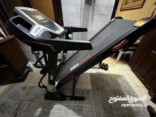  1 جهاز مشي وركض للبيع بحالة الجديد وغير مستعمل كثيرا
