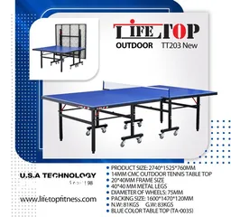  1 indoor &outdoor tabela ténis tabel