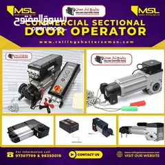  2 Garage Door / Sectional Overhead Door / Garage Door Motor / Industrial Side Motor