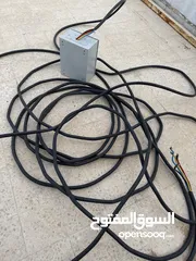  6 كيبلات كهرباء عدد 2  3 فاز  الألمنيوم 50 متر  نحاس 15 متر
