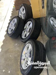  4 جنط مع كوشوك مرسيدس E200 2017