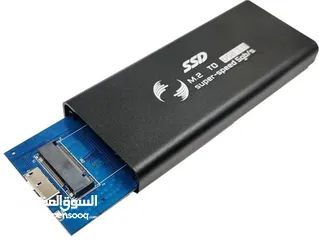  2 مايكرووير غلاف محمول من ام ساتا الى USB 3.0 1.8 انش SSD