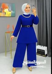  1 طقم ستاتي مع حزام و سنسال  السعر.... 8 دنانير وزن 50 لل 85  سي واي