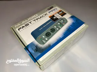  1 للبيع كرت صوت احترافي M-AUDIO FAST TRACK PRO