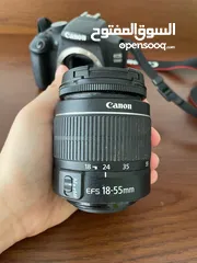  7 كاميرا canon eos 1200D فل hd بحالة ممتازة جدا للبيع بسعر مغري مع كامل مستلزماتها + هدايا عديدة