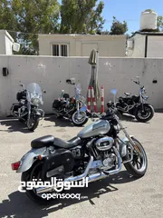  4 Harley sportster XL883 L بحالة الوكاله وصيانة الشركه