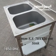  1 مجلى وطاولات اسنلس استيل 316 هفي ديوتي