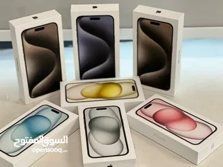  2 iPhone 15.128GB/256GB  جديد كفالة شرق اوسط