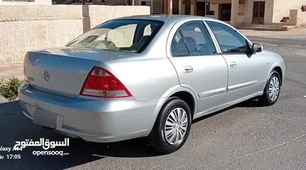  16 نيسان صني موديل 2010 فحص كامل 7جيد لون سلفر بحالة الوكاااااالة  ماشية 115 km