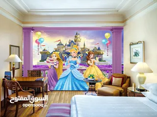  14 ورق الحائــــــــــــط ال 3D القطعـــــــــه الواحــــــــده بدون فواصل تصميمات مختلفة مع إمكانية ا