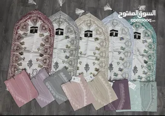  3 اطقم صلاة نسائي واطفال