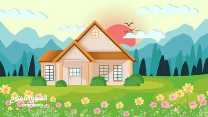  3 ارض ومنزل طابقين للبيع في كوبر