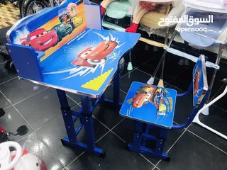  3 السعر 23 شامل التوصيل داخل عمان عرض خاص على مكتب الدراسة للاطفال مع مقعد فقط من island toys
