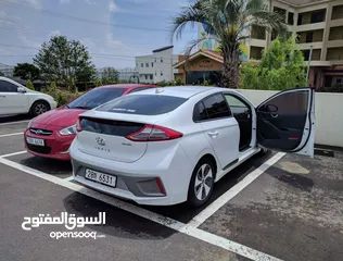  1 Hundayi Ioniq 2023 للايجار بافضل الاسعار /  مكتب نحد لتأجير السيارات السياحيه