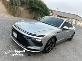  2 Hyundai Sonata 2024 -Premium Full Option Silver - GCC Specs -Maintain with Dealer First Motor