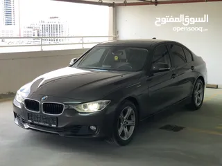  1 BMW320i 2014 Gcc full opinion without sunroof original paint first owner