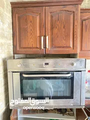  1 فرن نوع ILVE كهربائي  لون سلفر بلت ان إيطالي اصلي90سم ستانليس عازل للحراره للبيع مع كامل اكسسوارته
