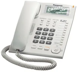  1 تلفون ارضي جهاز هاتف KX-TS880 Panasonic