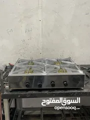 13 غاز ستانليس اربع عيون واربع مفاتيح متين جداً مصنوع بأتقان وحرفية عالية مخصص للمنازل والمطاعم.